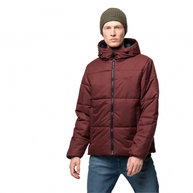 Jack Wolfskin Kurtka zimowa Kyoto XT - wiatroszczelna kurtka izolacyjna - kolor cordovan czerwony męski